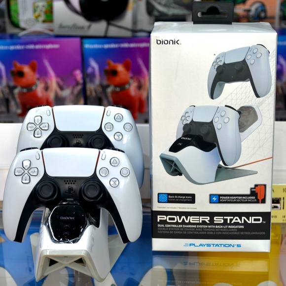 Playstation 5 Charge Station For 2 PS5 Controllers - Picture 4 of 4